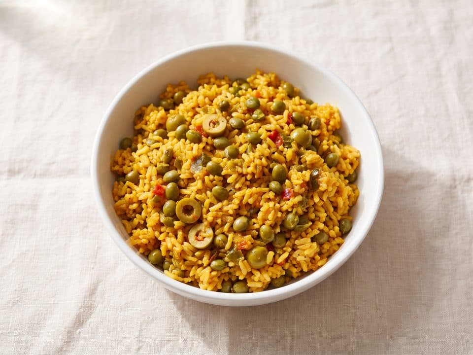 Arroz con Gandules, Olive & Oregano catering